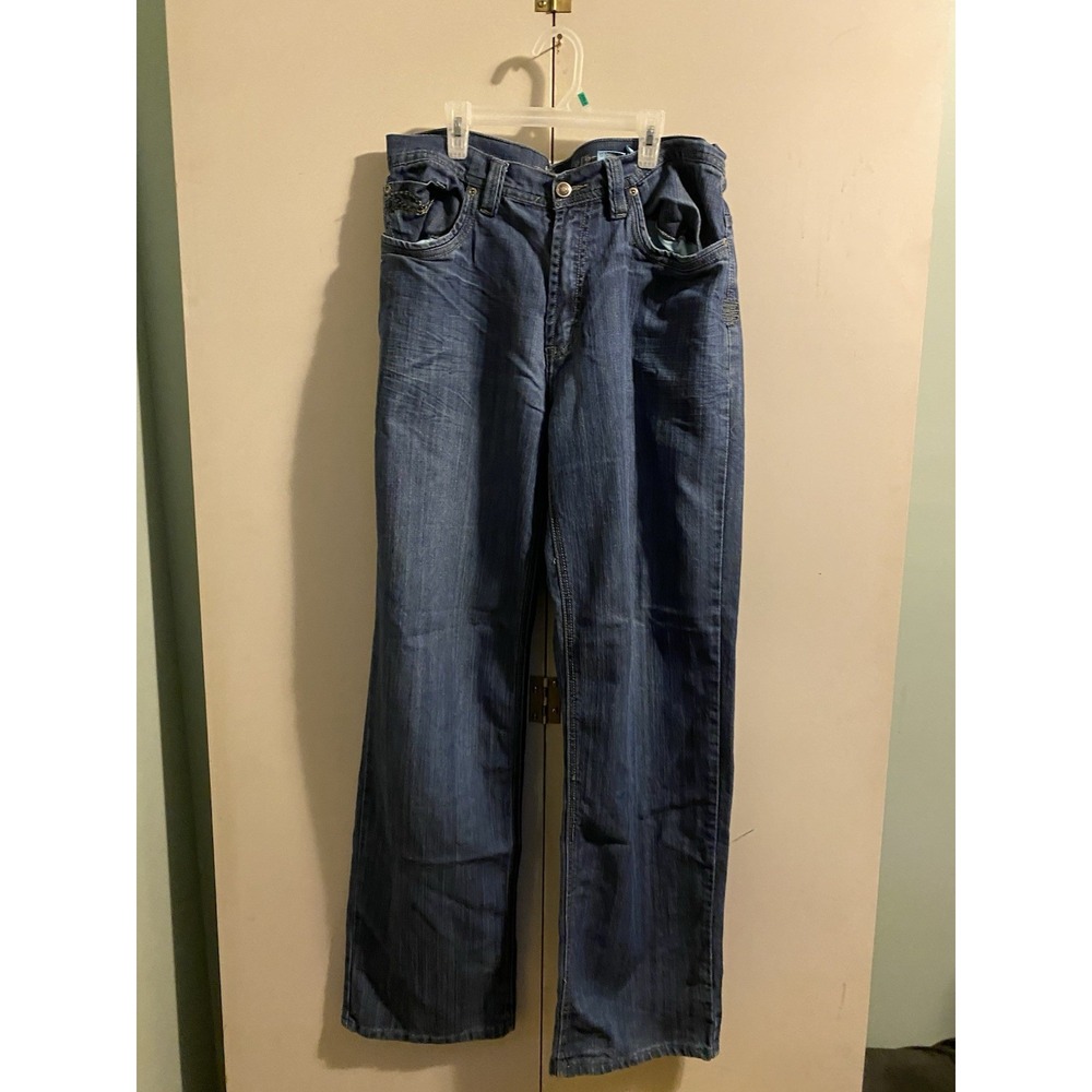 Point Zero Mens Blue Jeans Size 36 Straight Leg Casual Denim Pants